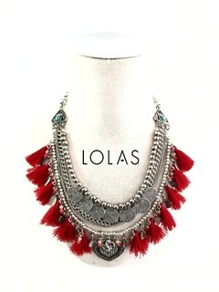 COLLAR FIAMA ROJO