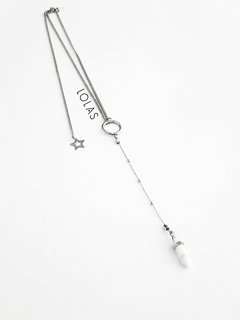 COLLAR MALI CUARZO BLANCO