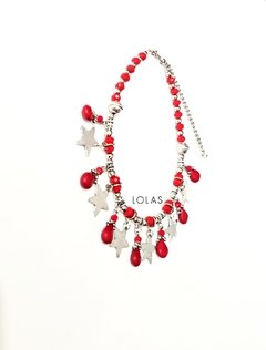 CHOKER SIENNA ROJO
