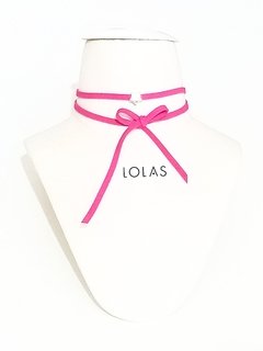 CHOKER STELLA FUCSIA