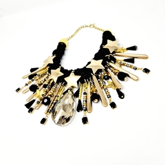 Collar Macy Negro Gold