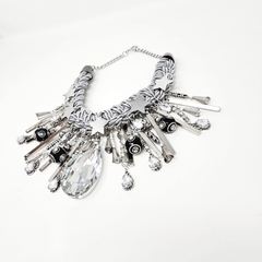 Collar Macy Cristal Silver