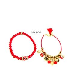 PULSERA HANNA ROJO