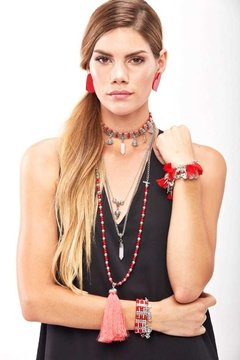 CHOKER LENNY ROJO