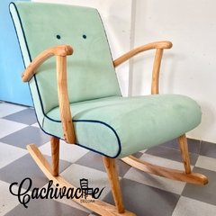 Mecedora de Lactancia. Modelo Escandinava, Pana Lisa - tienda online