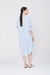 Camisero lino midi celeste en internet
