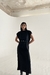 Vestido rectángulo de satén