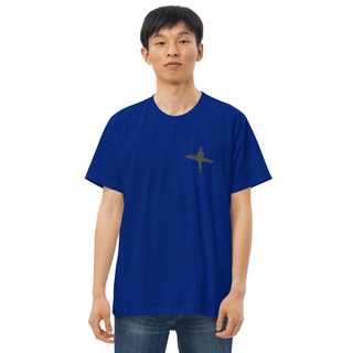 Camiseta Logo Original F/V JUSTA com modelagem reta masculina - loja online
