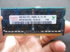 Memória Para Notebook Hynix 4gb Pc3-10600s 1333mhz