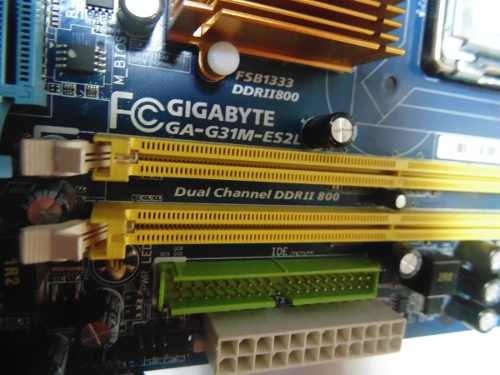 Placa Mae P Pc Desktop 775 Ddr2 Gigabyte Ga G31m Es2l