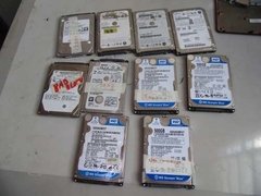 Lote De 10 Hds Note Com Defeitos Sata Fujitsu Toshib Wd Hgst