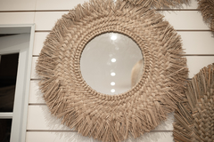 Espejo con fibras naturales - comprar online