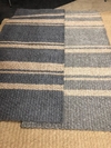 Alfombra Raya Cruda Gruesa