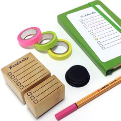 Sello Bullet Journal Lista Pendientes (Grande) - comprar online