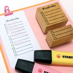 Sello Bullet Journal Lista Pendientes (Grande) en internet