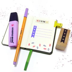 Sello Bullet Journal Banderín Estrellas (Mediano) - comprar online