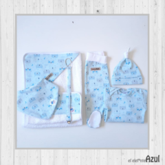 Set Ajuar Completo Celeste o Rosa
