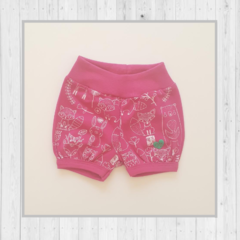 SHORT FUCSIA ANIMALITOS
