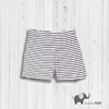 SHORT RAYADO NEGRO