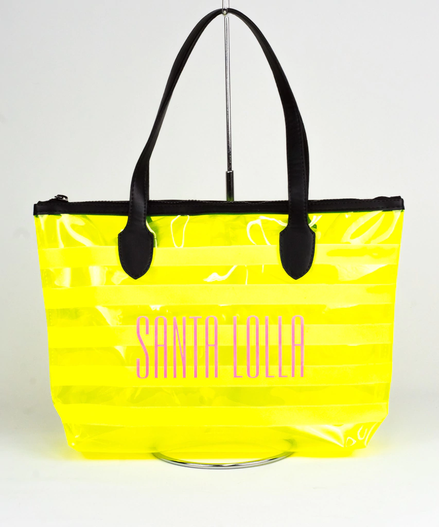 Bolsa Praia Santa Lolla Amarelo Neon Alça Ombro - 0452.36A6.0050.0145