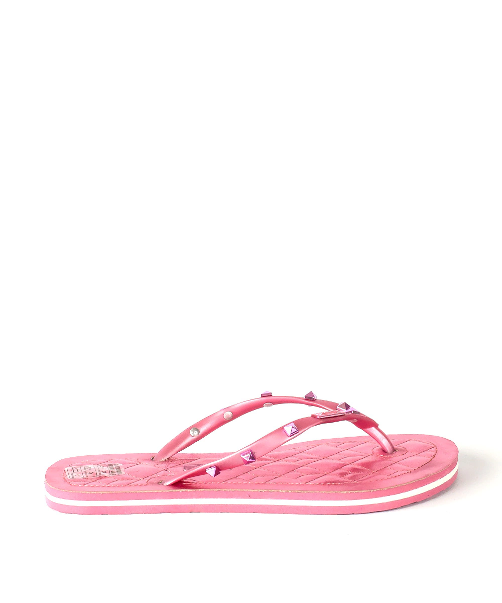 Chinelo Flip Flop Santa Lolla Rosa Metalizado Spikes (33/34)