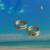 Anillo Kobe bronce con enchape de oro
