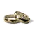 Argollas de matrimonio facetadas brillantes. - Javier Albarracín - Joyas