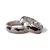 Argollas de matrimonio facetadas brillantes. - comprar online