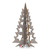 Arbol de navidad en mdf con detalles de estrellas
