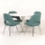 Juego Sillas Saarinen Patas Fijas + Mesa Tulip