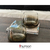 Set x2 Jarron Bajo Espejado - comprar online
