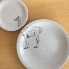 Set Plato Principal y Platito de Pan Llama - comprar online