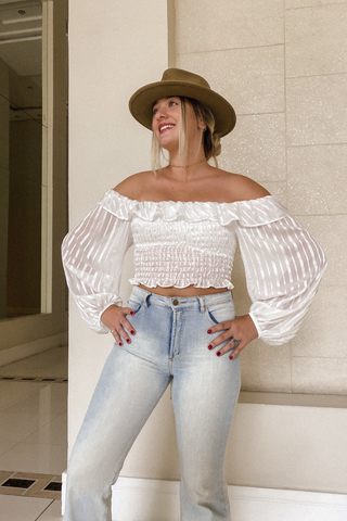 CROPPED CLARA BRANCO - comprar online