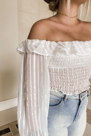 CROPPED CLARA BRANCO - loja online