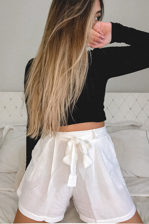 SHORT OFF WHITE