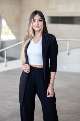 BLAZER LONGO PRETO - loja online