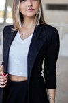 BLAZER LONGO PRETO - comprar online