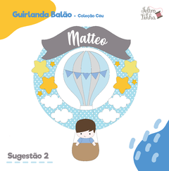 Guirlanda Maternidade Balão - Coleção Céu - comprar online