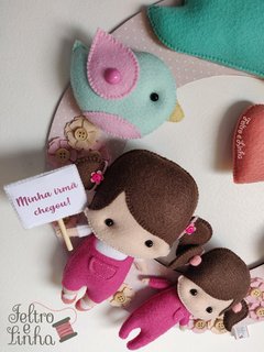 Guirlanda Maternidade Irmãs no Jardim - loja online