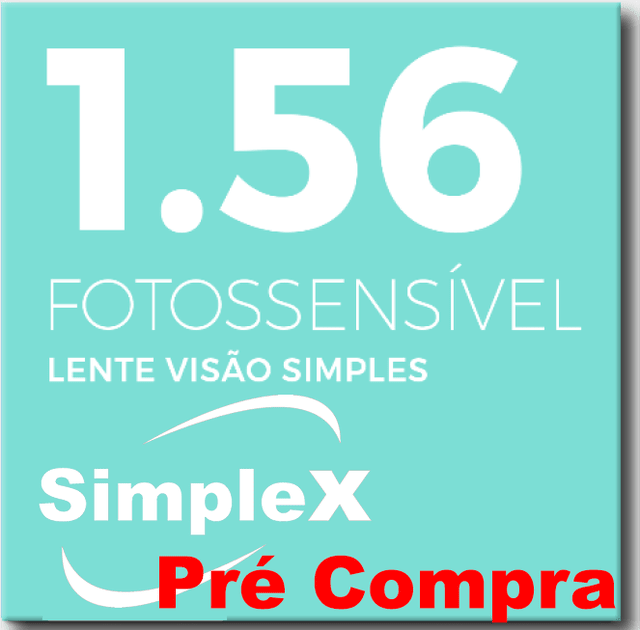 Simplex 1.56 Foto c/ Antirreflexo - Pré Compra - comprar online