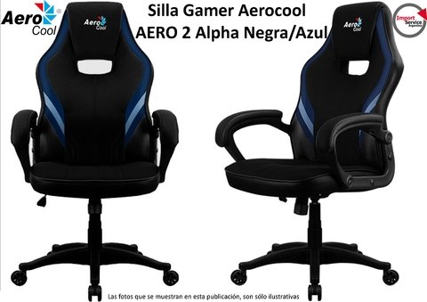 Кресло игровое aerocool aero 1 alpha blue голубой