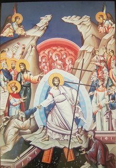 icono Bizantino "la resurreccion del Señor- Pascua"