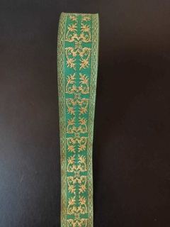 GALON LITURGICO VERDE 2 CM ANCHO. PRECIO X 1 METRO
