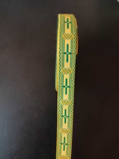 GALON LITURGICO VERDE 2 CM ANCHO. PRECIO X 1 METRO