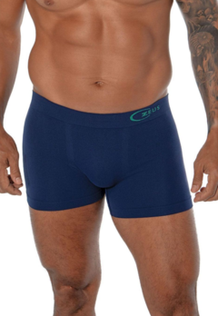 Zeus - Cueca Boxer Atlante Ultraleve, em microfibra, sem costuras laterais.