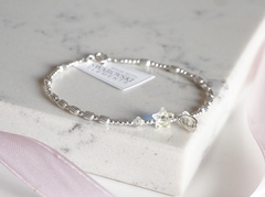 PULSERA DE PLATA Y SWAROVSKY