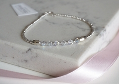 PULSERA PLATA 925 Y SWAROVSKY - comprar online