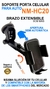 Soporte Porta Celular NETMAK HC-20 Extensible para Telefono Auto Rotación Gira 360° Sopapa - comprar online