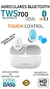 AURICULAR BLUETOOTH BT SOUL TWS700 SMART TOUCH CONTROL - ONCELULAR 