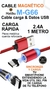 Cable Malibu Usb C Magnetico Carga Rapida Reforzado Datos 2.4a - comprar online